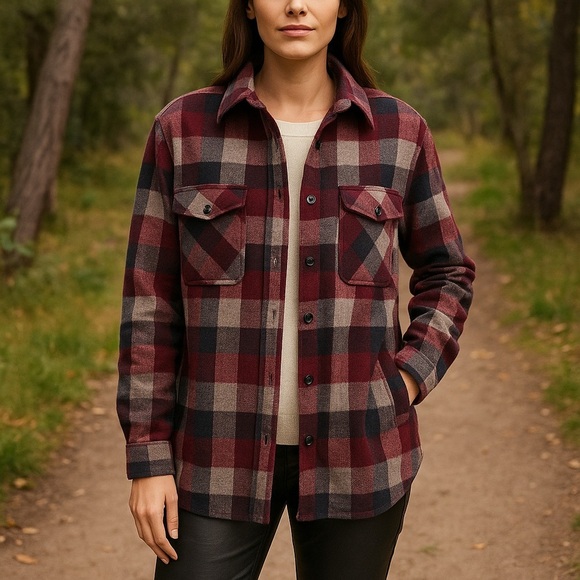 NWT Casa Cabana Sienna Plaid Shirt XS - Picture 3 of 13